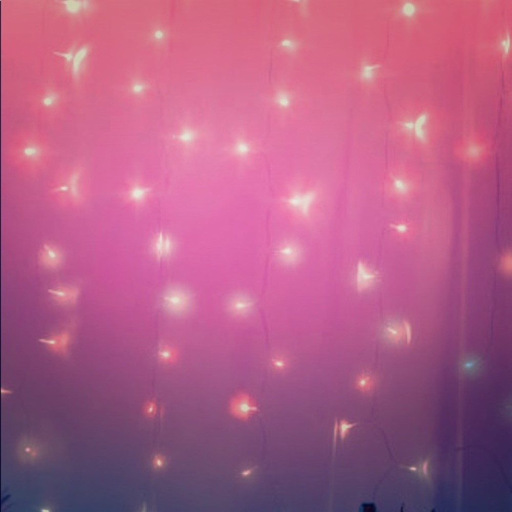 Led string light curtain